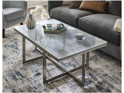 Eliza Coffee Table in Ultra White