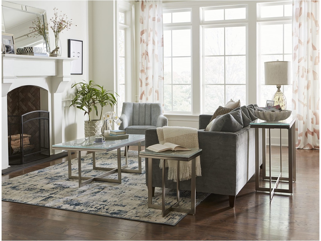 Eliza End Table in Ultra White - image 1
