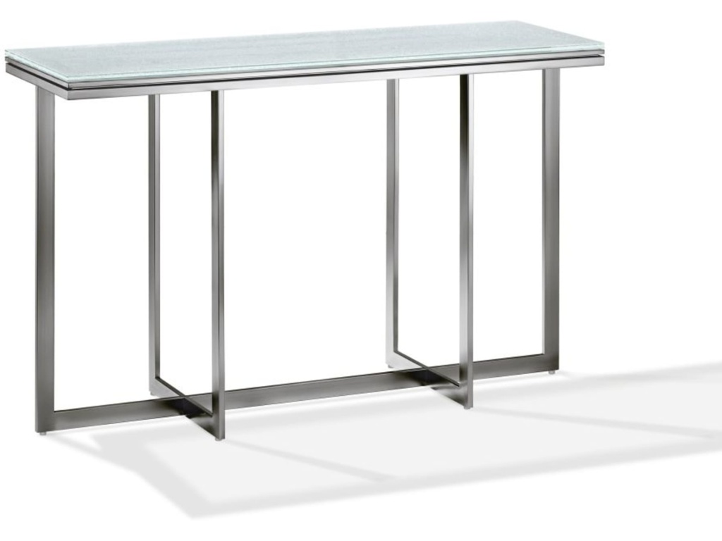 Eliza Media Console Table in Ultra White - image 3