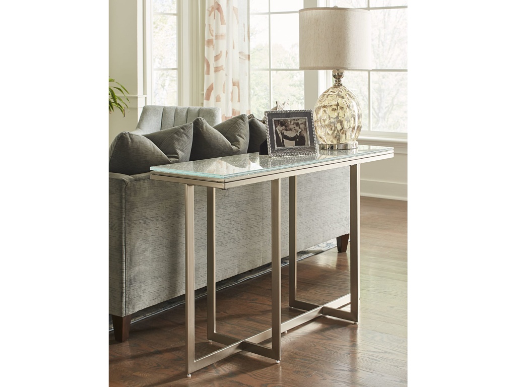 Eliza Media Console Table in Ultra White - main image