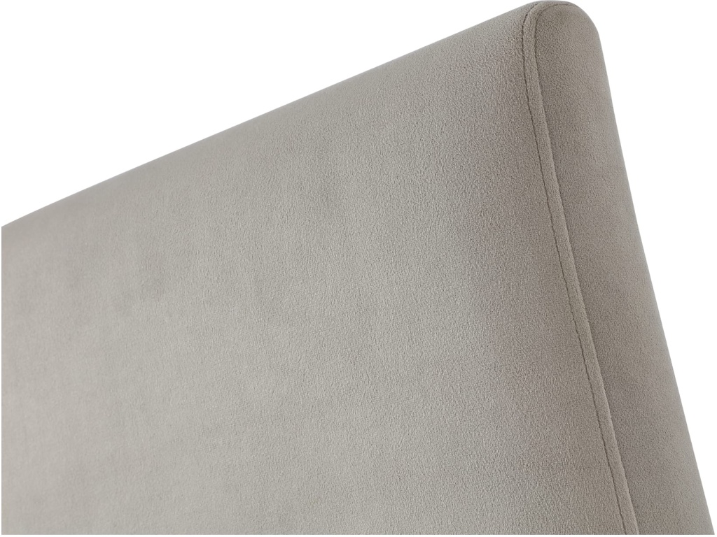 Eliza Upholstered Dining Chair in Dove and Brushed Stainless Steel - image 1