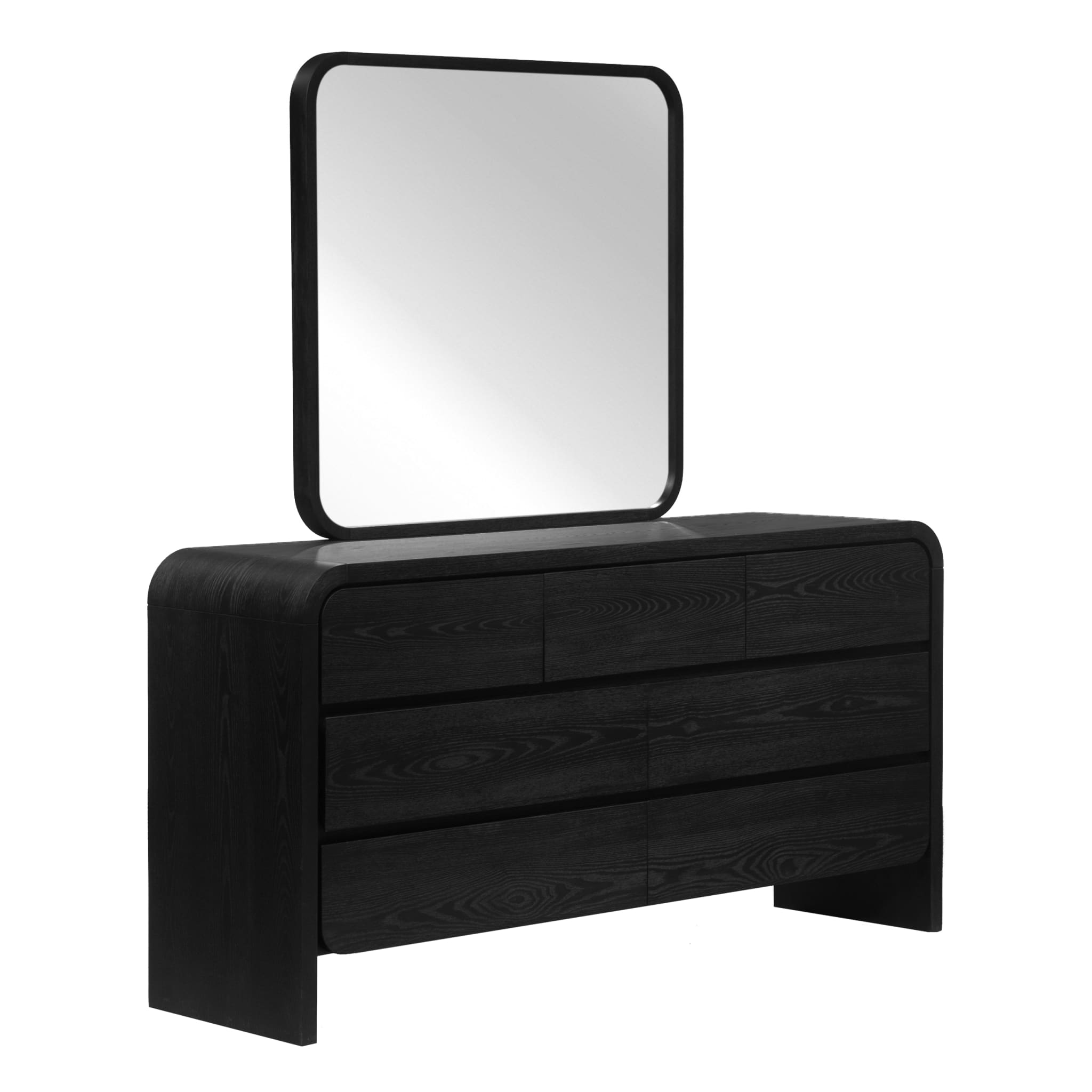Elora Seven Drawer Dresser in Jet Black Ash - image 3