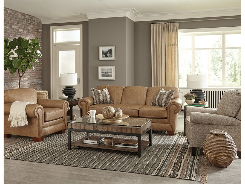 Monroe Leather Sofa - image 3