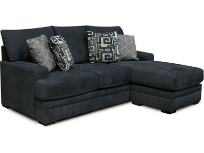Luca Sofa with Floating Ottoman Chaise