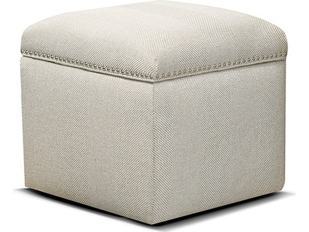 Parson Storage Ottoman with Nails - main image