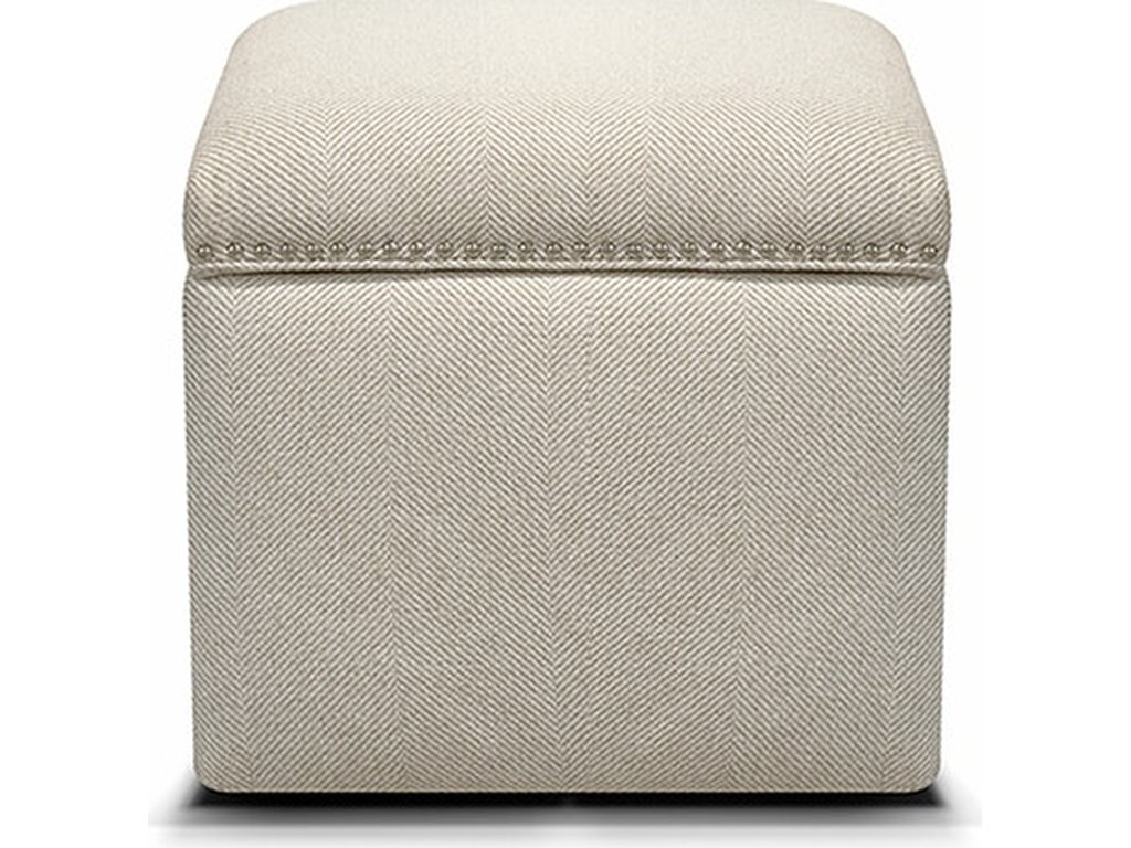 Parson Storage Ottoman with Nails - image 1