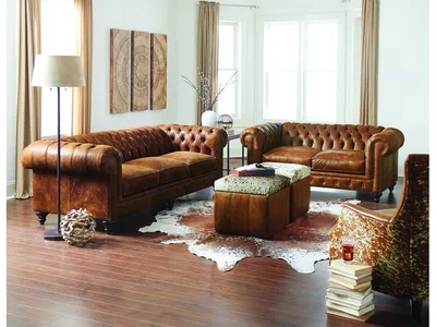 Rondell Leather Sofa