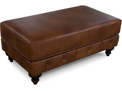 Rondell Leather Ottoman