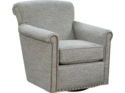 Jakson Swivel Chair with Nails