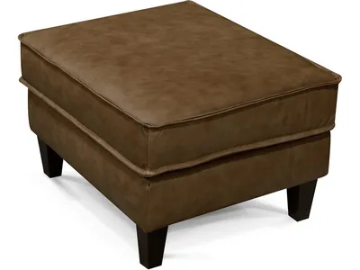 Bailey Leather Ottoman