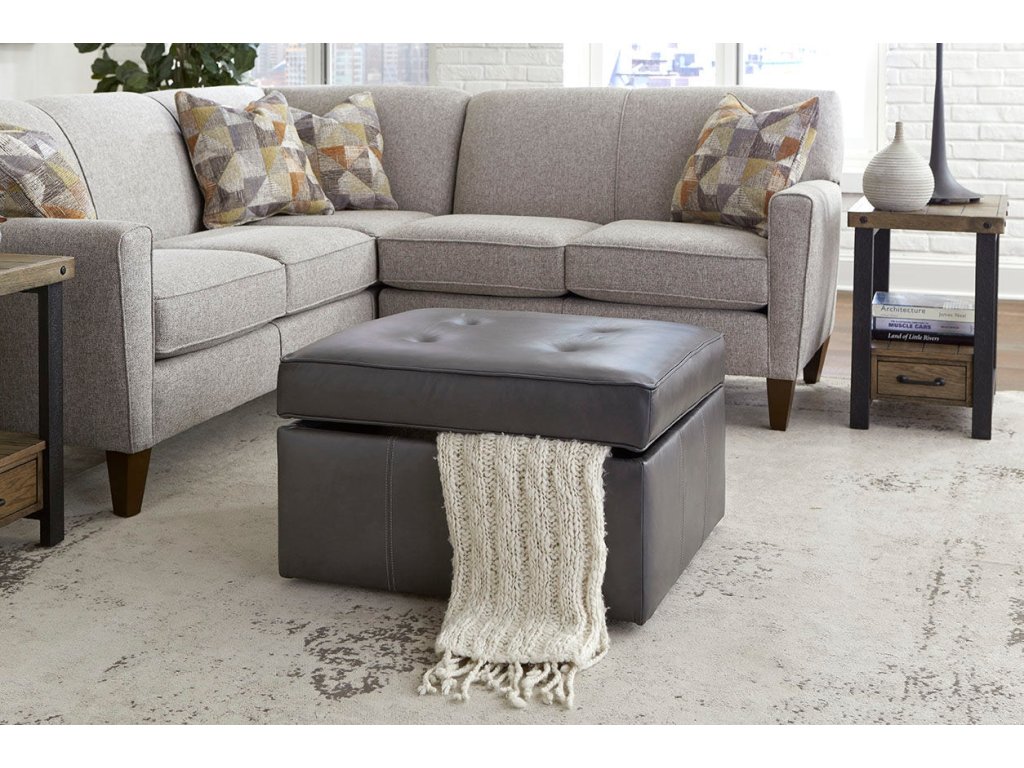 Walker Storage Ottoman - image 1