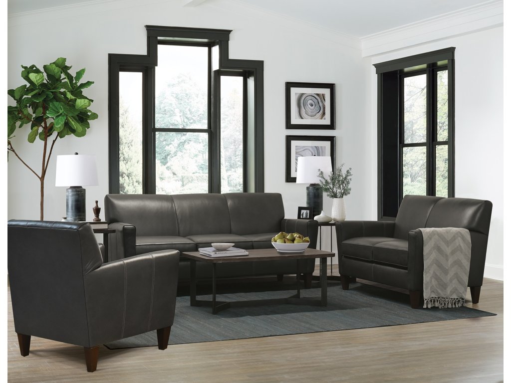 Collegedale Leather Loveseat - image 1