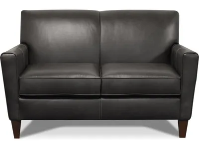Collegedale Leather Loveseat
