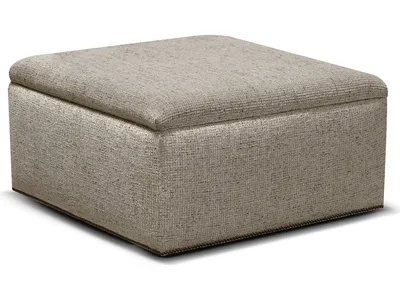 Hendrix Storage Ottoman with Nails
