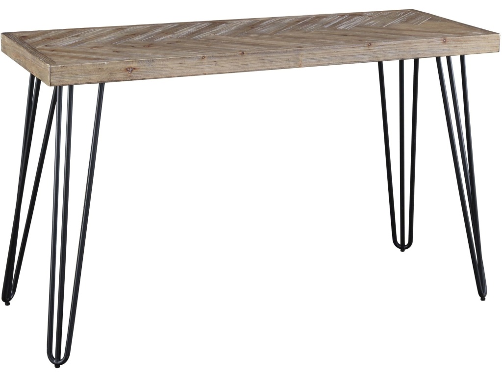 Everson Solid Fir Console Table in Sand Dollar - image 4