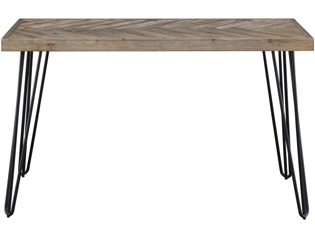 Everson Solid Fir Console Table in Sand Dollar - image 5