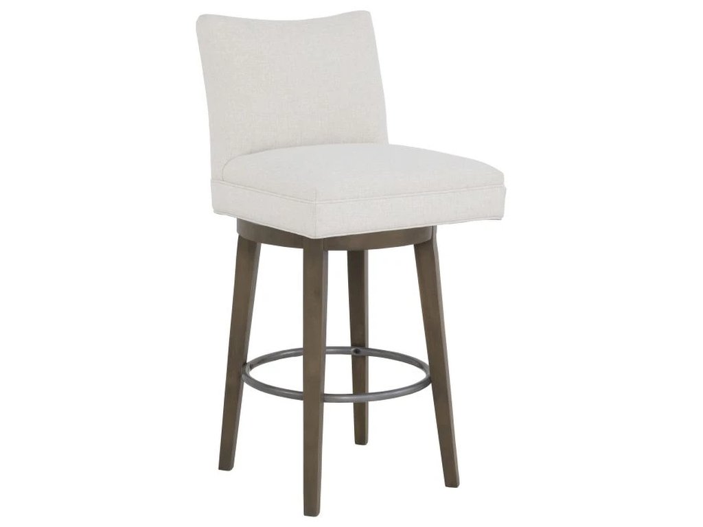 Concave Short Back Swivel Bar Stool  - main image