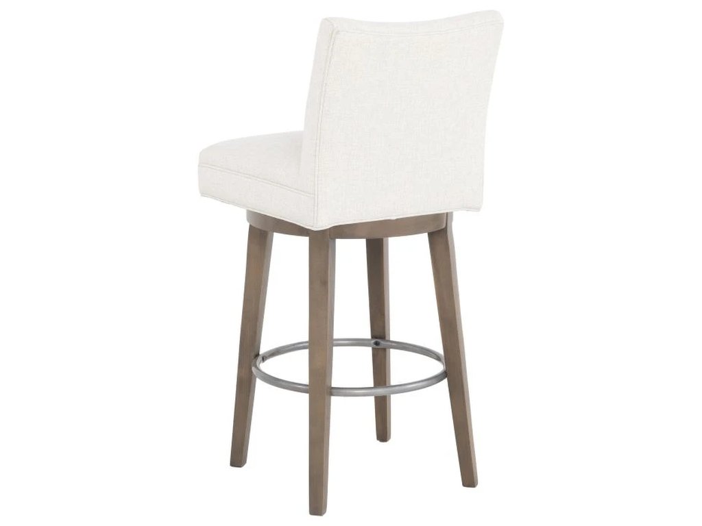 Concave Short Back Swivel Bar Stool  - image 1