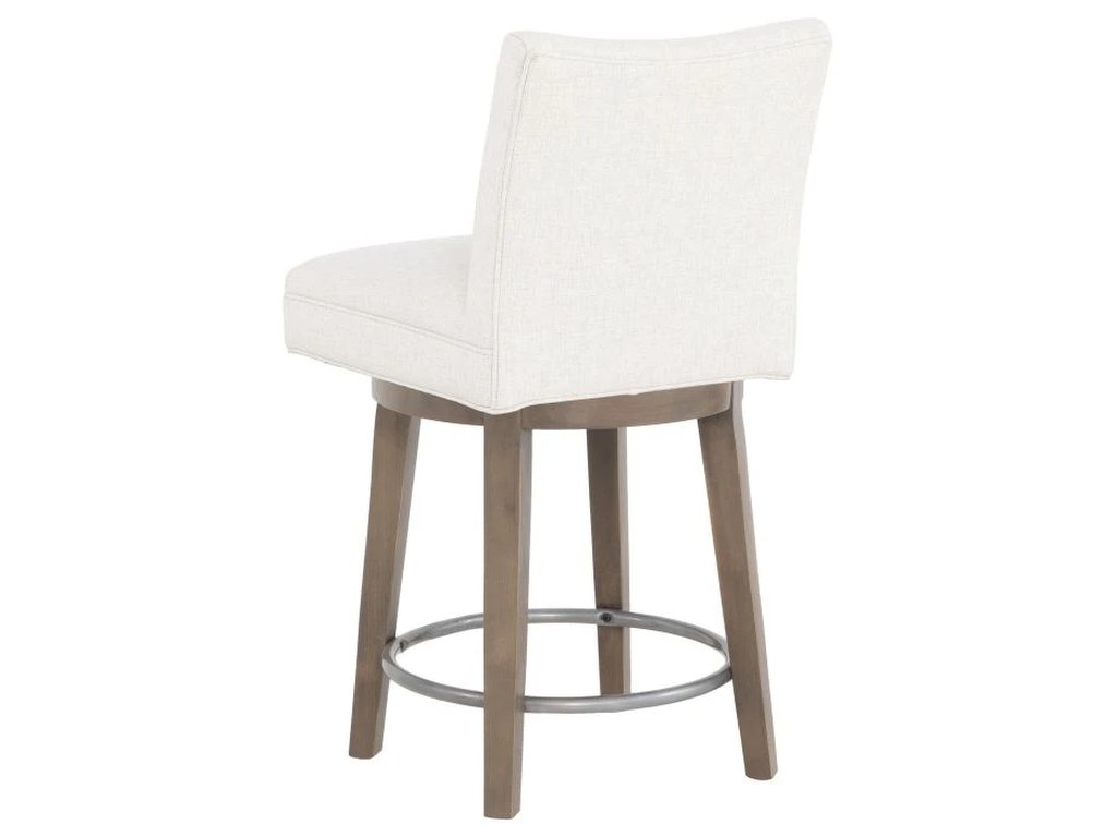 Concave Short Back Swivel Counter Stool  - image 1