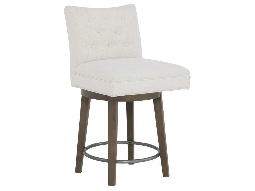 Concave Short Back Swivel Counter Stool  - main image