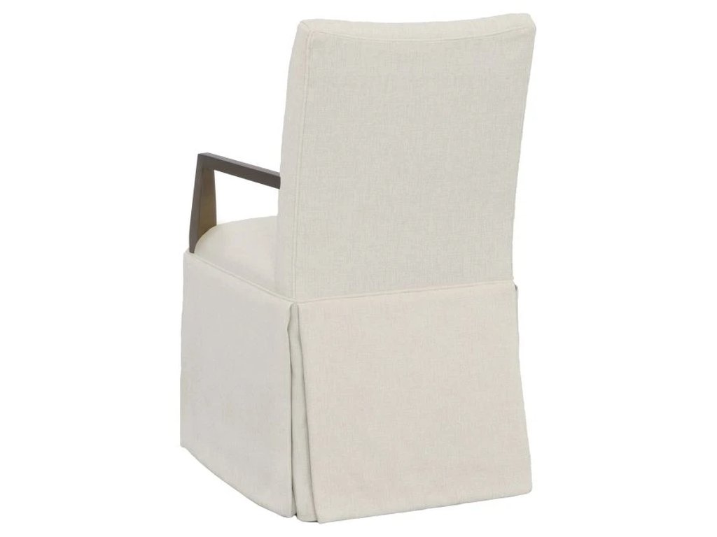 Concave Short Back Skirted Arm Chair  - image 2