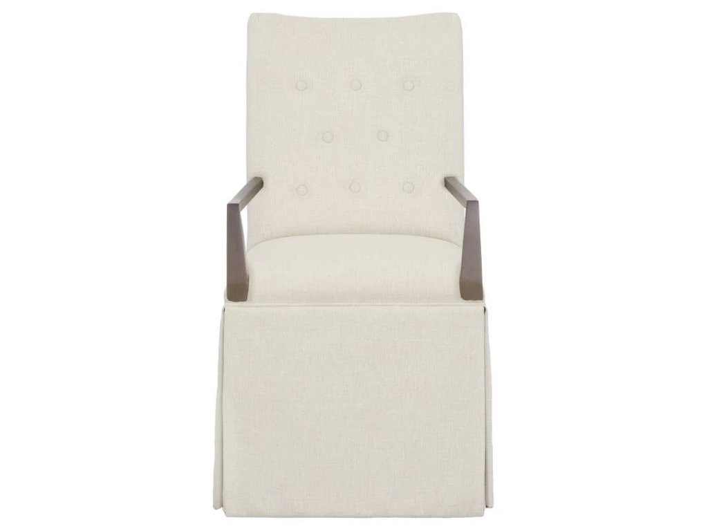 Concave Short Back Skirted Arm Chair  - image 4