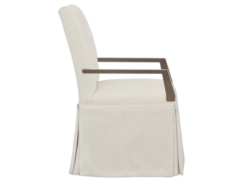 Concave Short Back Skirted Arm Chair  - image 3