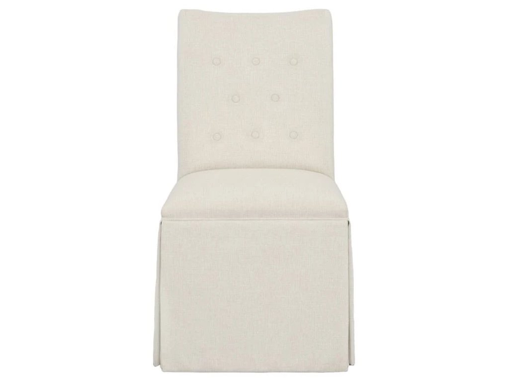 Concave Short Back Skirted Dining Chair  - image 2