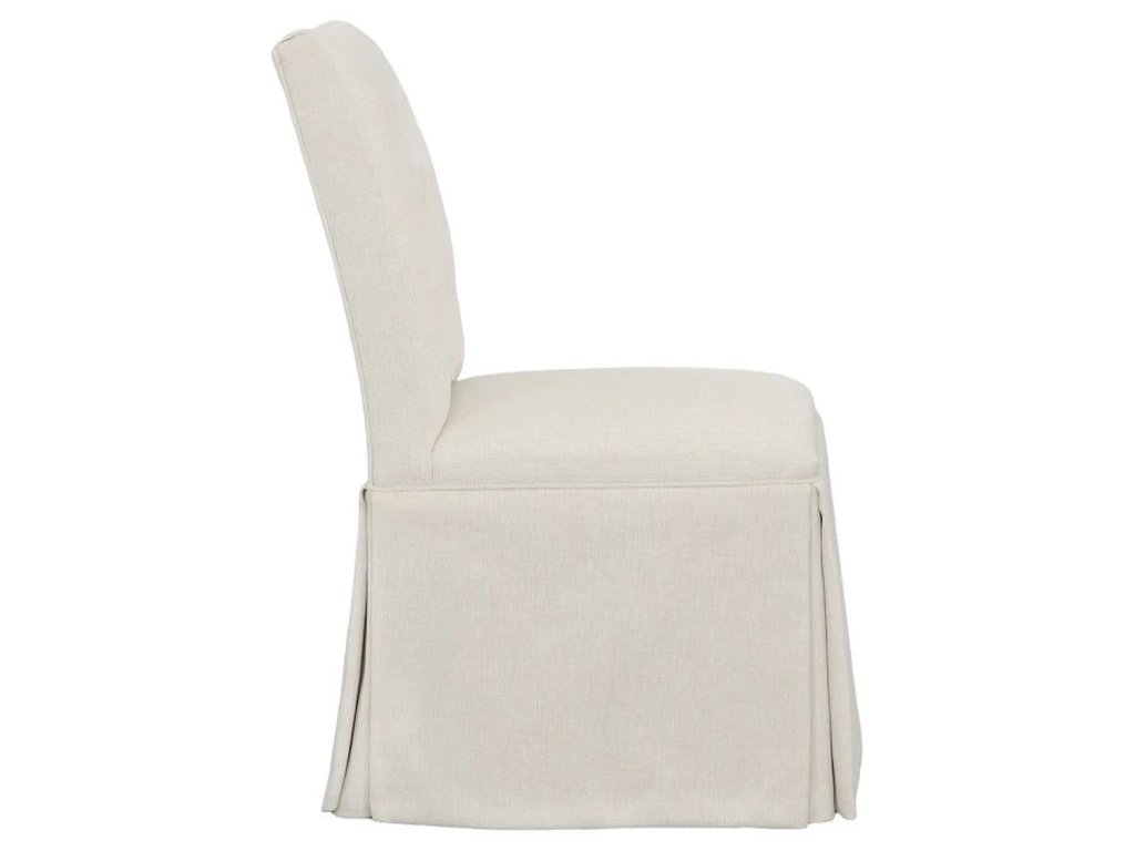 Concave Short Back Skirted Dining Chair  - image 3