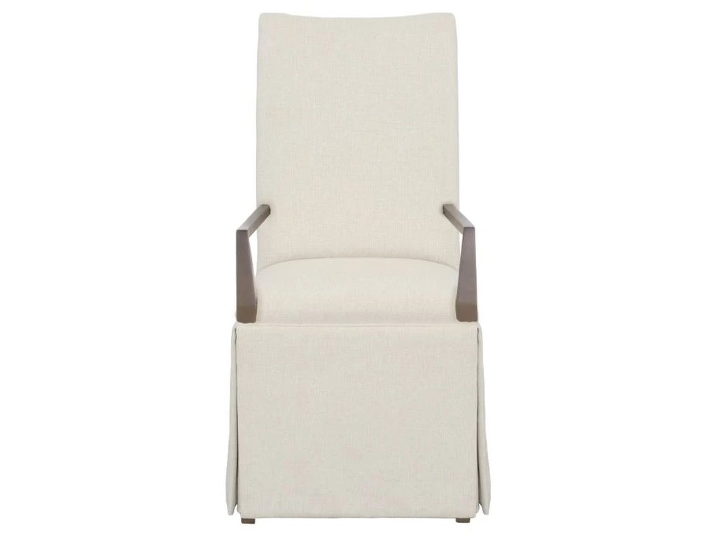 Concave Tall Back Skirted Arm Chair  - image 3