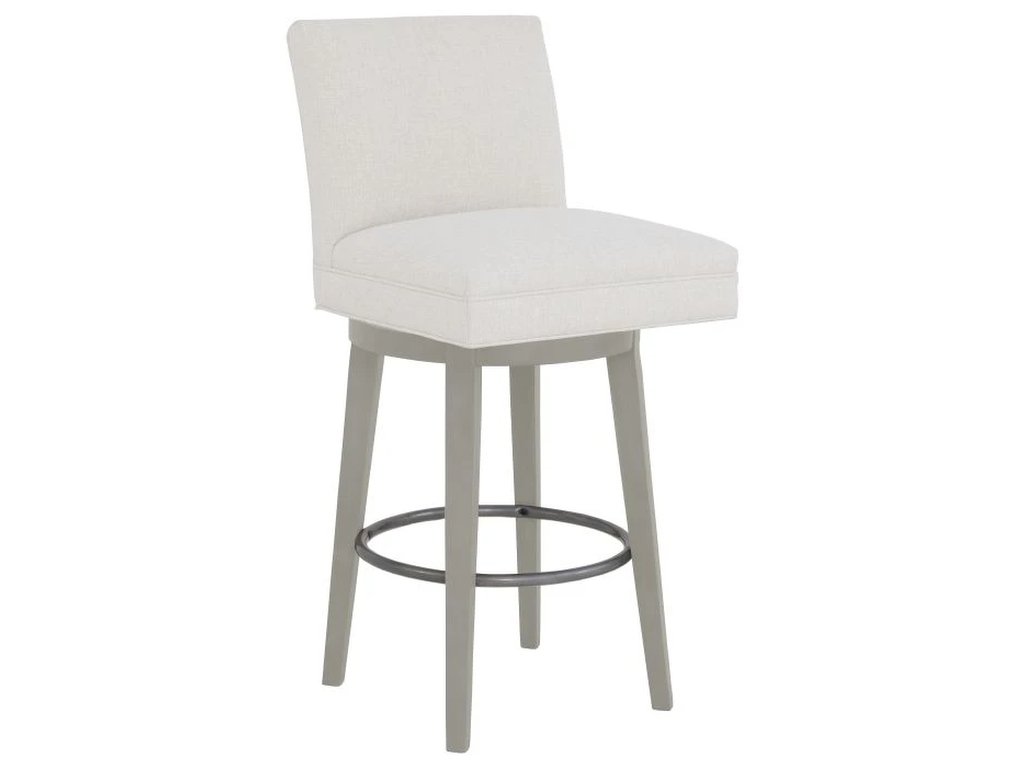 Straight Short Back Swivel Bar Stool  - main image