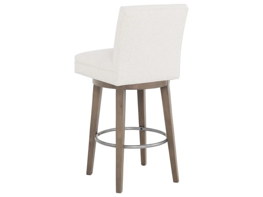 Straight Short Back Swivel Bar Stool  - image 1