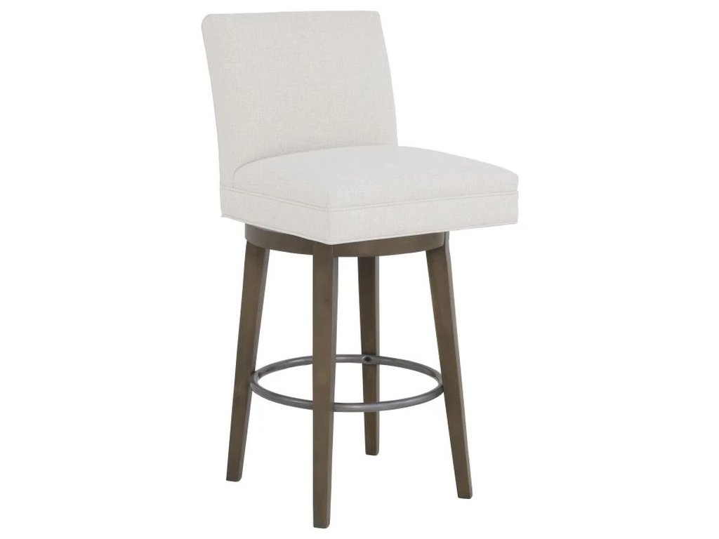Straight Short Back Swivel Bar Stool  - main image