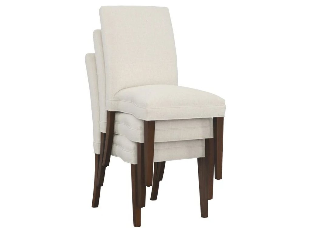 Straight Short Back Armless Stack Chair  - image 7