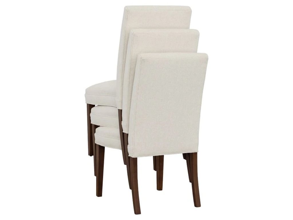 Straight Short Back Armless Stack Chair  - image 4