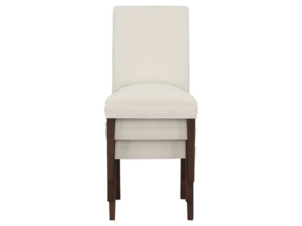 Straight Short Back Armless Stack Chair  - image 5
