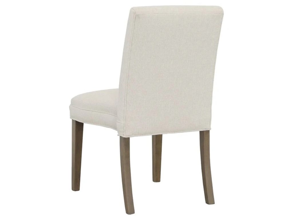Straight Short Back Armless Stack Chair  - image 1