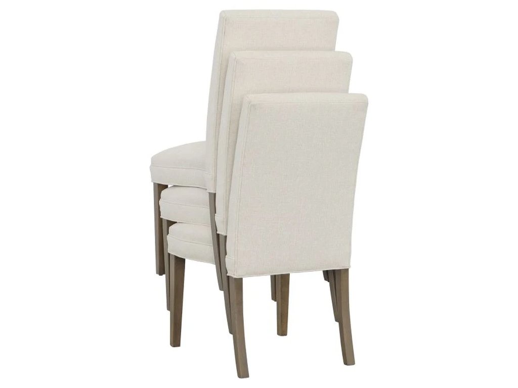 Straight Short Back Armless Stack Chair  - image 4