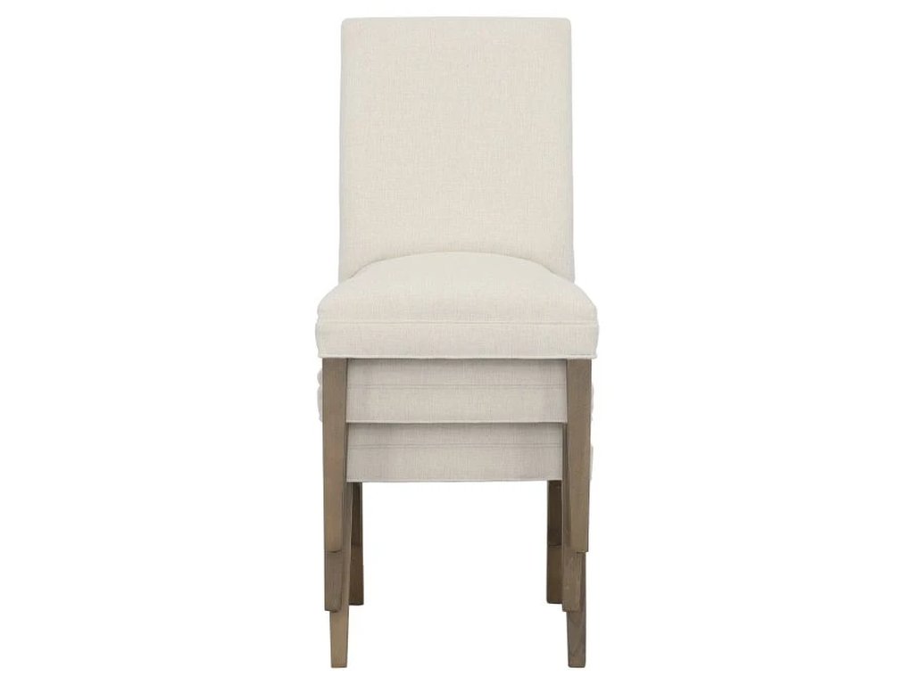 Straight Short Back Armless Stack Chair  - image 5
