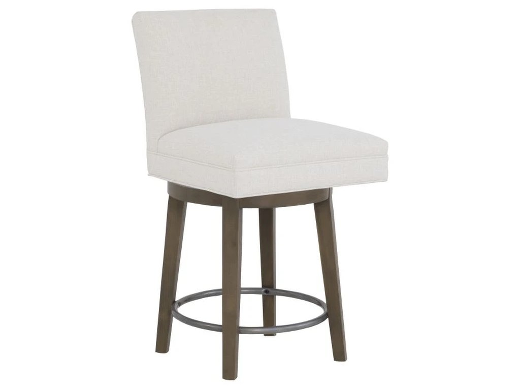 Straight Short Back Swivel Counter Stool  - image 1