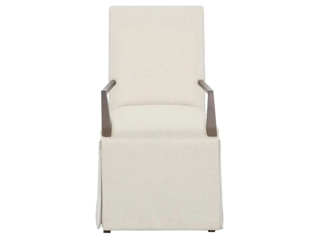 Straight Short Back Skirted Arm Chair  - image 4