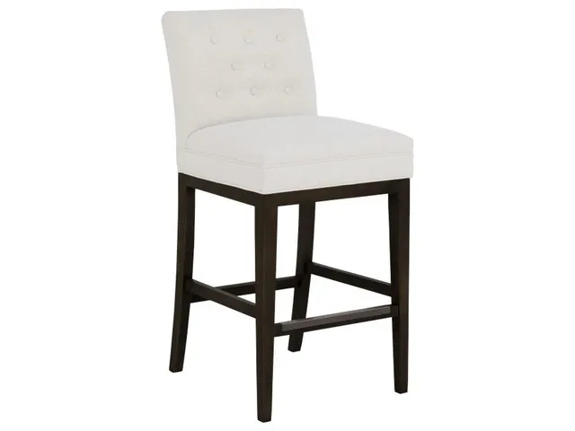 Straight Short Back Bar Stool 