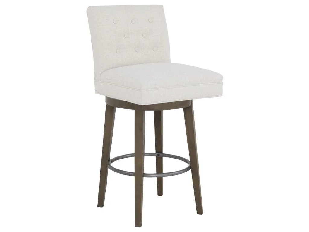 Straight Short Back Swivel Bar Stool  - main image