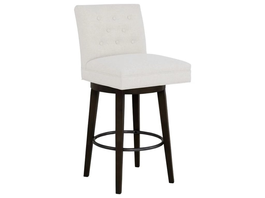 Straight Short Back Swivel Bar Stool  - main image