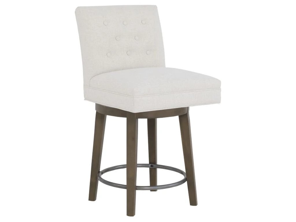 Straight Short Back Swivel Counter Stool  - main image