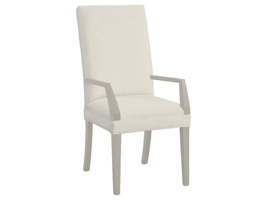 Straight Tall Back Arm Chair  - main image