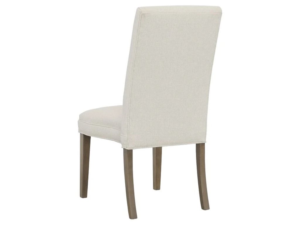 Straight Tall Back Armless Stack Chair  - image 1