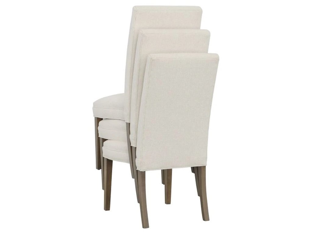 Straight Tall Back Armless Stack Chair  - image 4