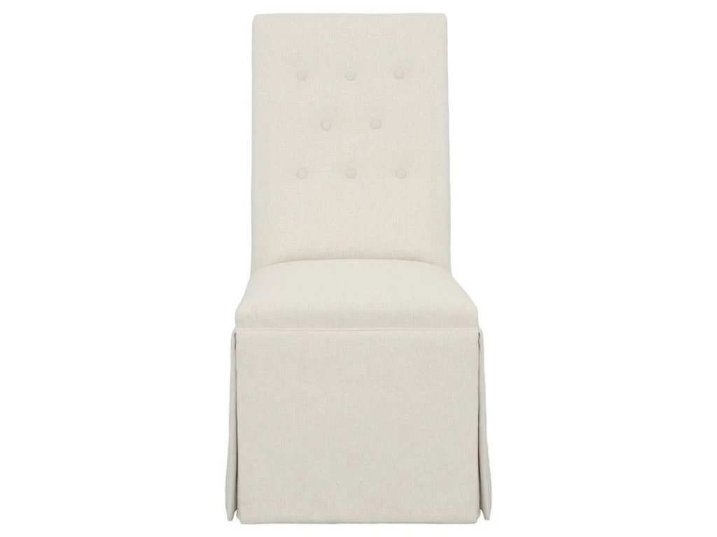 Straight Tall Back Skirted Dining Chair  - image 2
