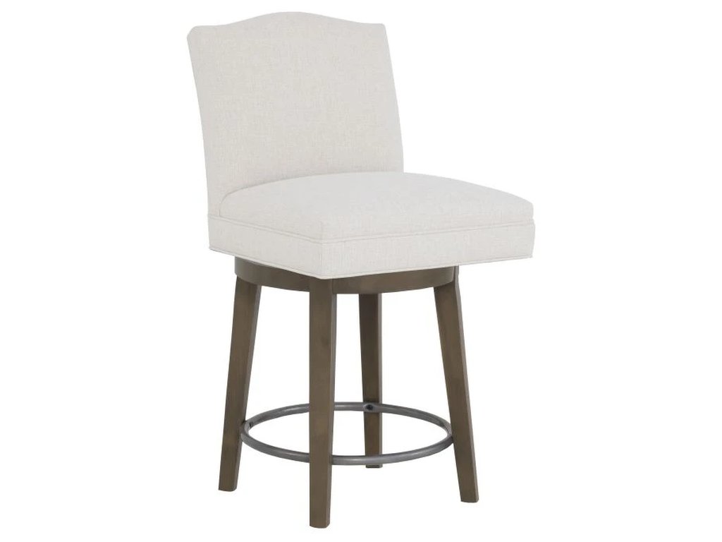 Camel Short Back Swivel Counter Stool  - image 1